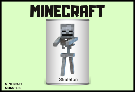 MINECRAFT MONSTERS Tin Can Alley Game
