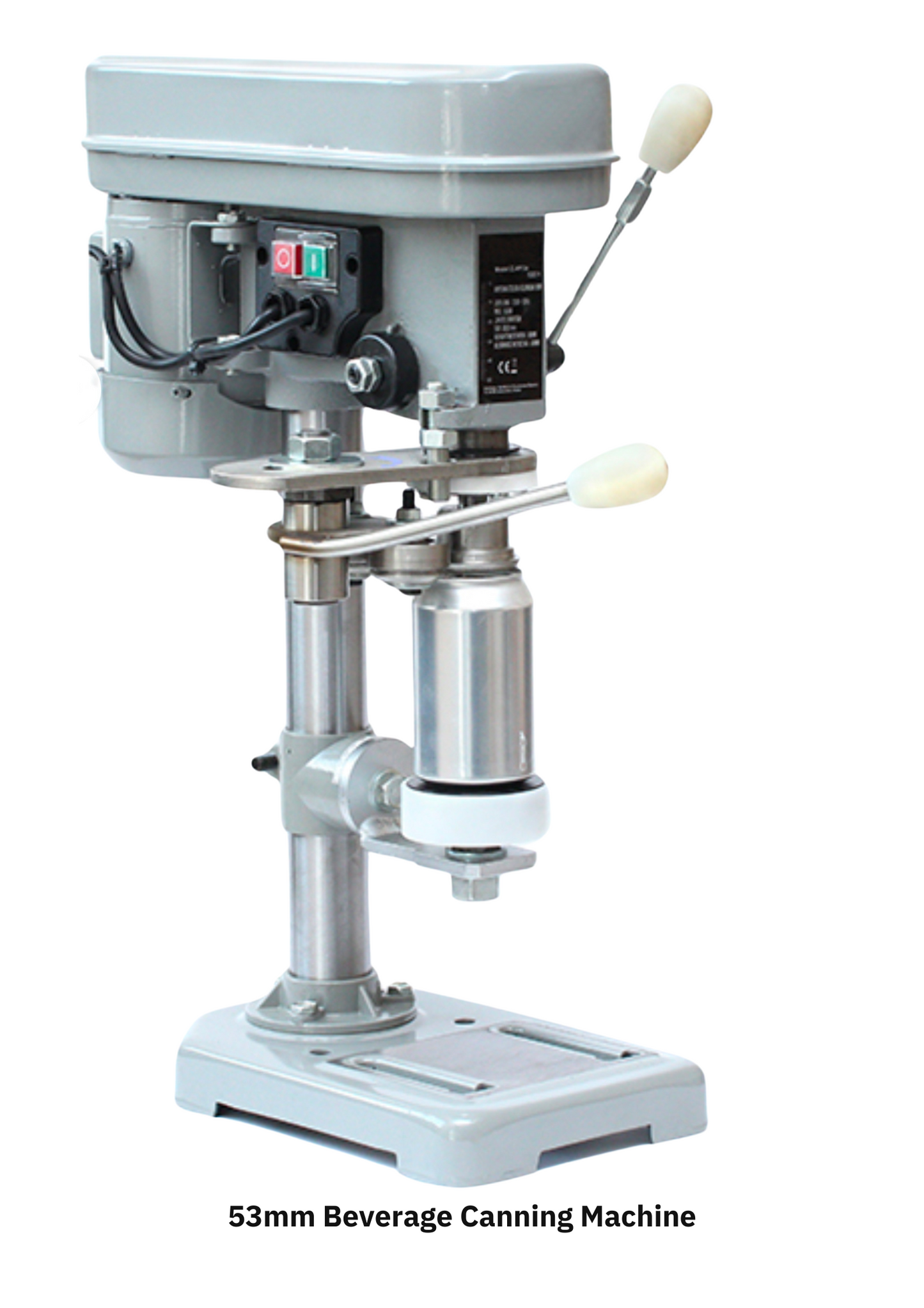 53mm Beverage Canning Machine for Sealing Aluminium Drink Cans