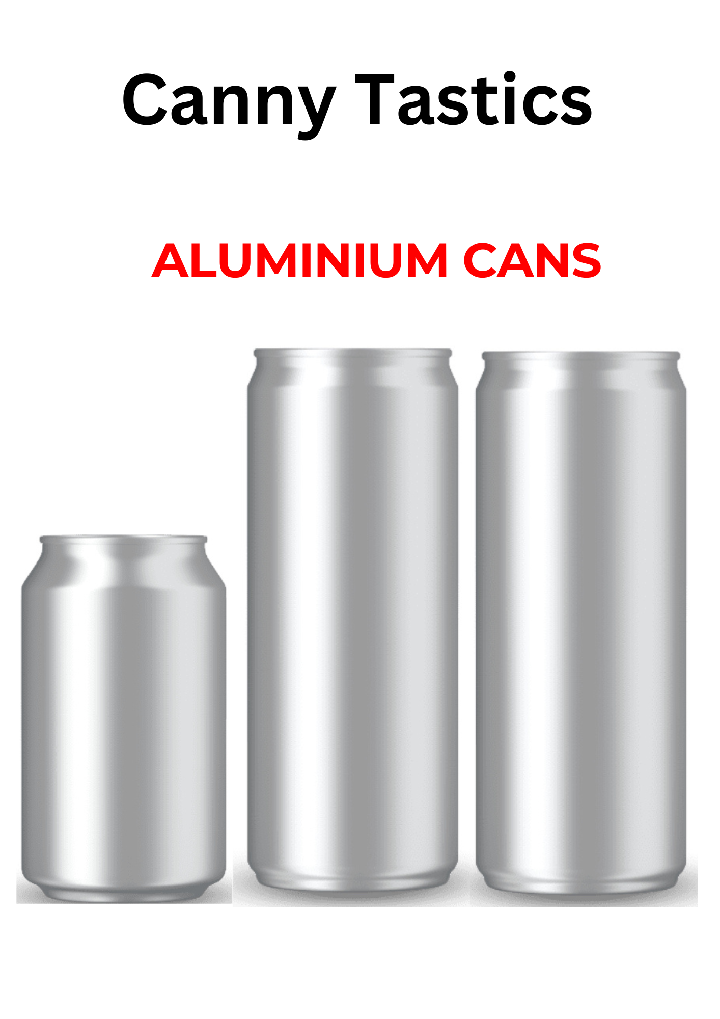 Aluminium Cans and Lids.