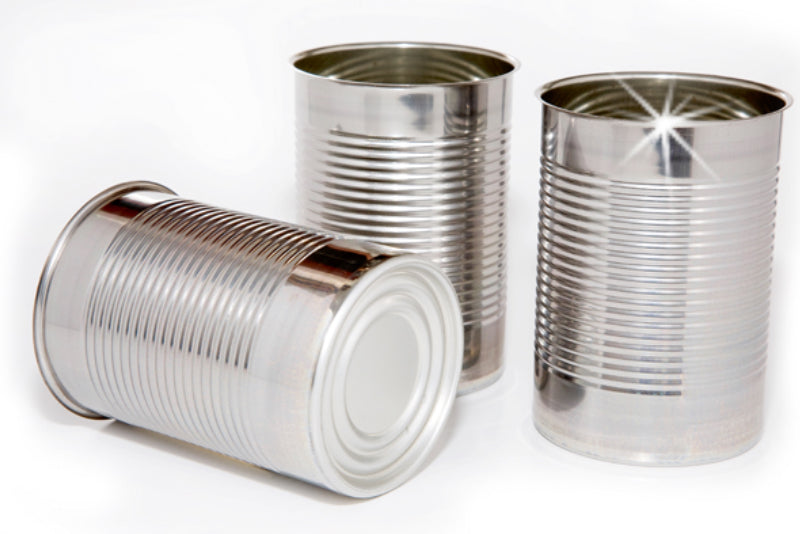 Tin Cans and Lids.