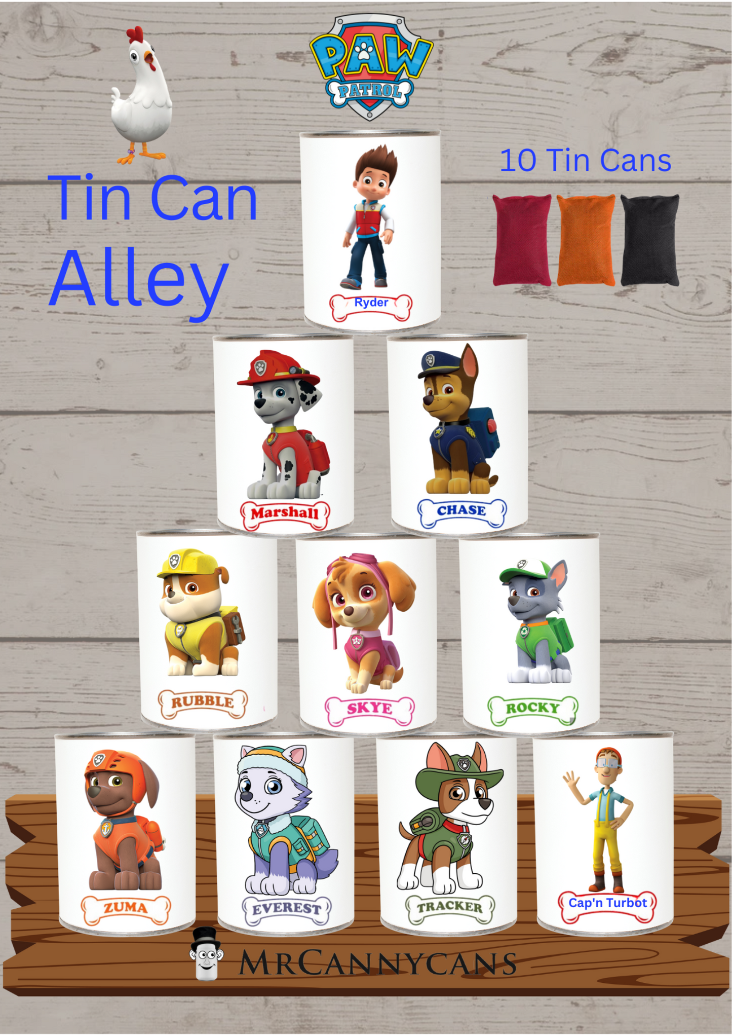 New Classic Garden Game for Kid’s and Adults Paw-Patrol.