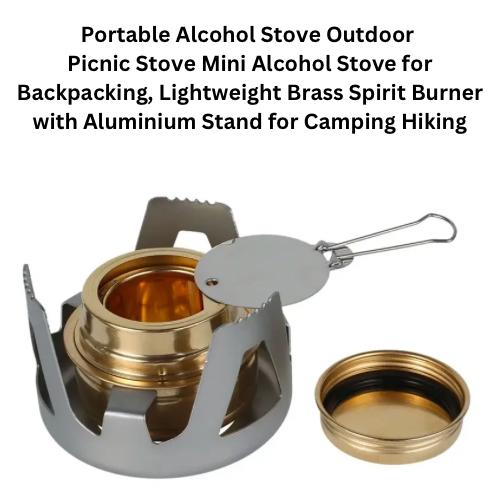 Portable Alcohol Stove Outdoor
Picnic Mini Stove, Survival, Fishing, Camping.