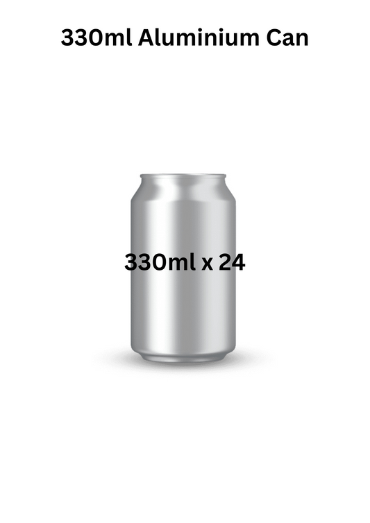 24 x 330ml Aluminium Beverage Cans. Free shipping Uk