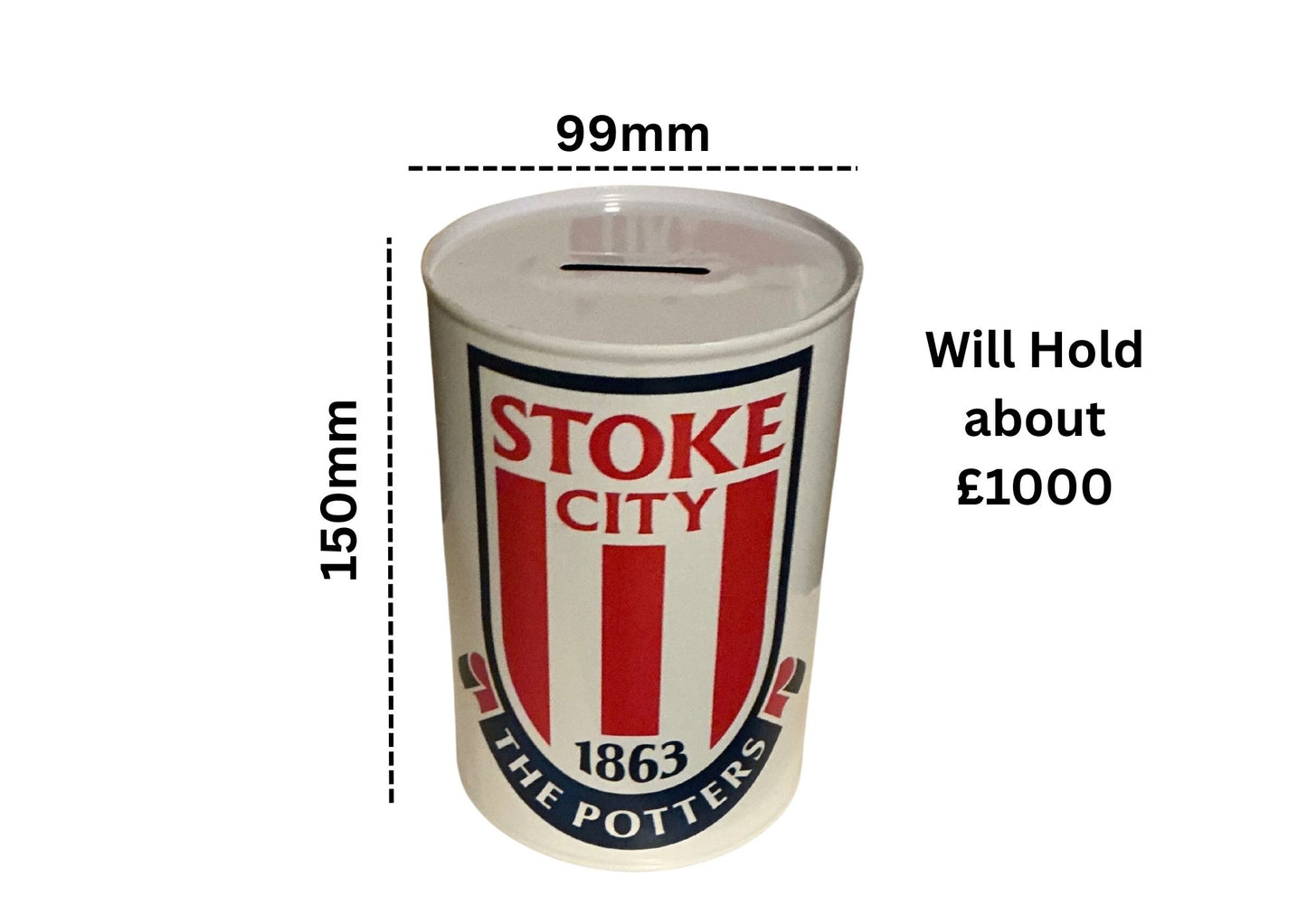 New large money Tin with Man City emblem, you can pick your team from our list below