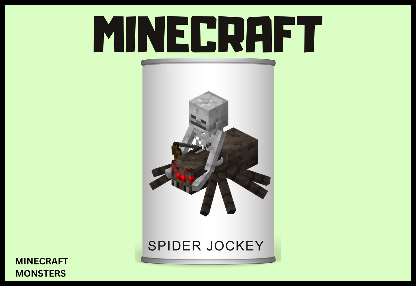 MINECRAFT MONSTERS Tin Can Alley Game