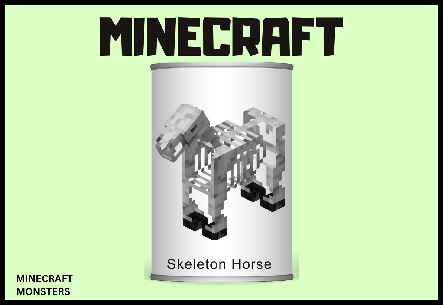 MINECRAFT MONSTERS Tin Can Alley Game