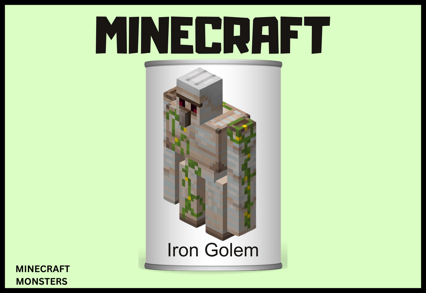 MINECRAFT MONSTERS Tin Can Alley Game
