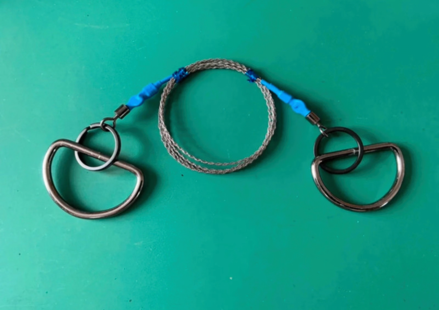 New Heavy Duty All Stainless Steel Wire Saw 100cm NOT the Standard 20 inches with full instructions.