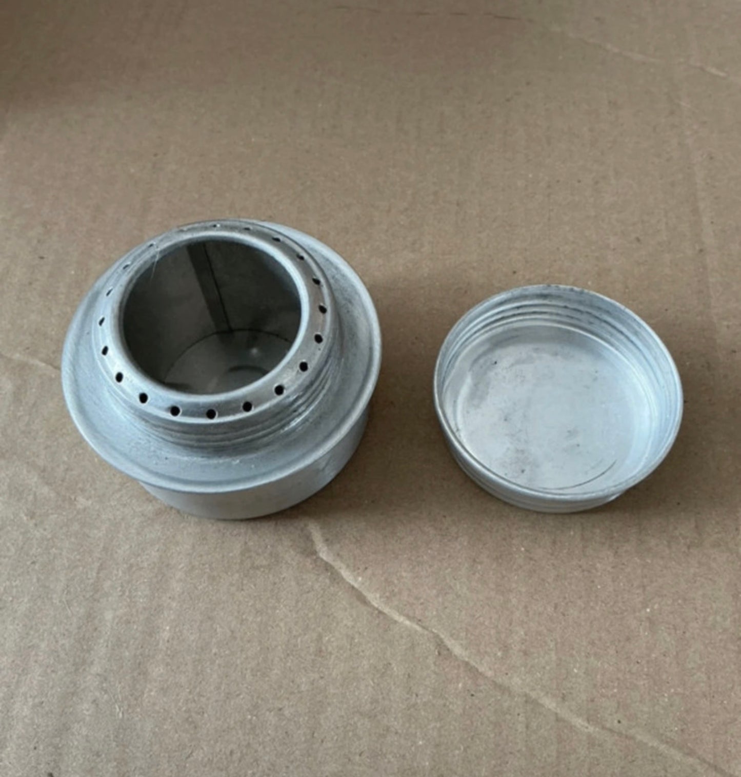 Portable Mini Backpacking Stove Alcohol Burner Stove with 80ml Bioethanol Fuel
