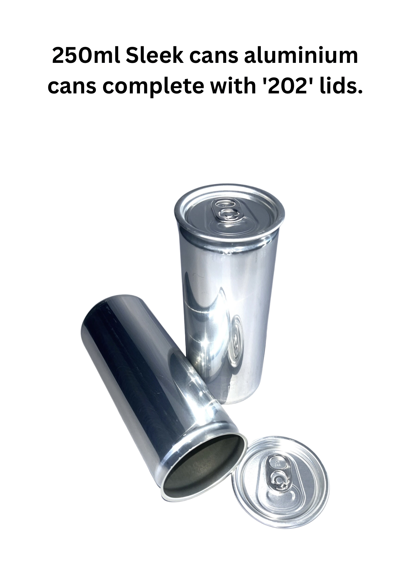 12 x 250ml Sleek Aluminium Beverage Cans