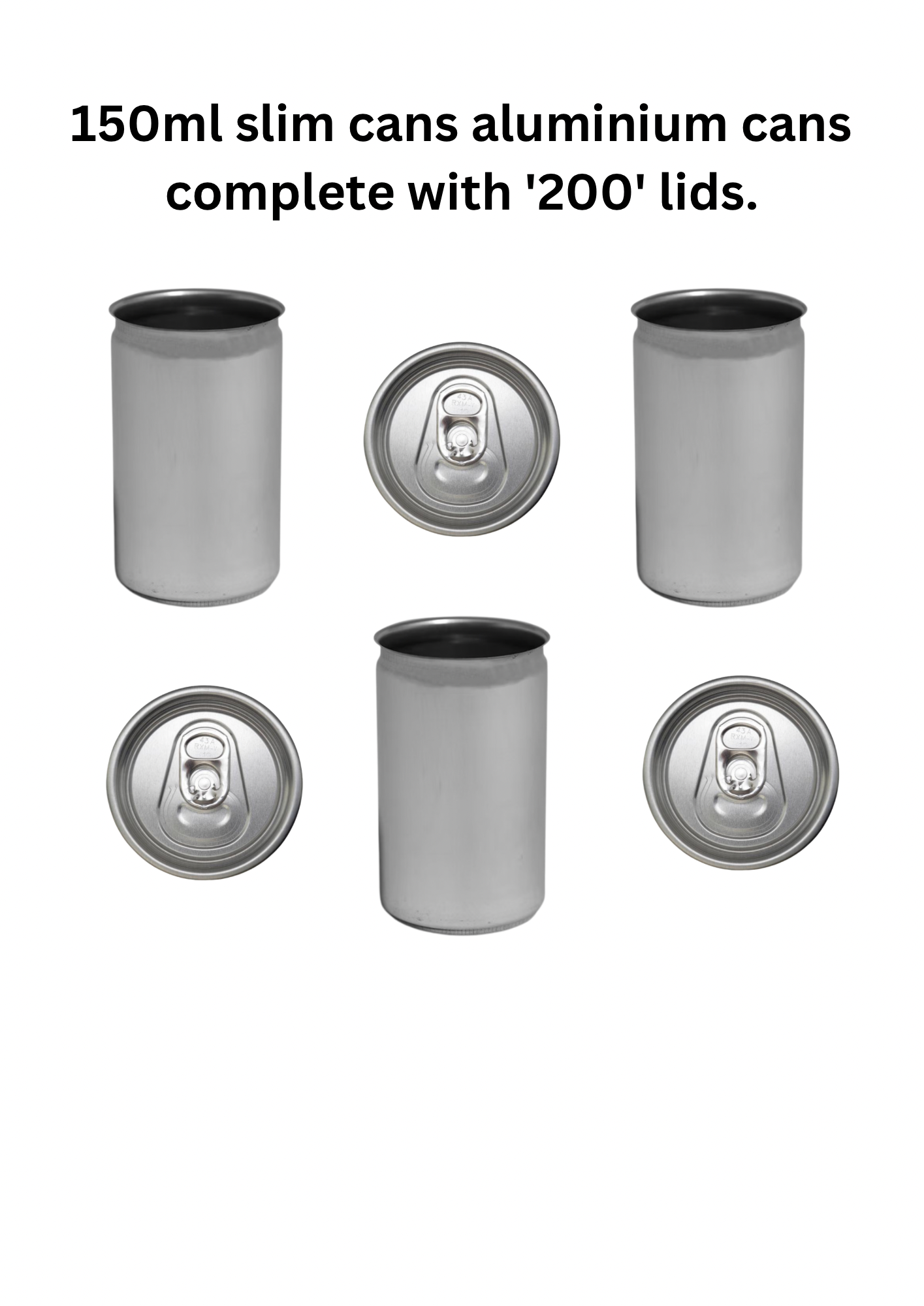 24 x 150ml Slim-Line Aluminium Beverage Cans