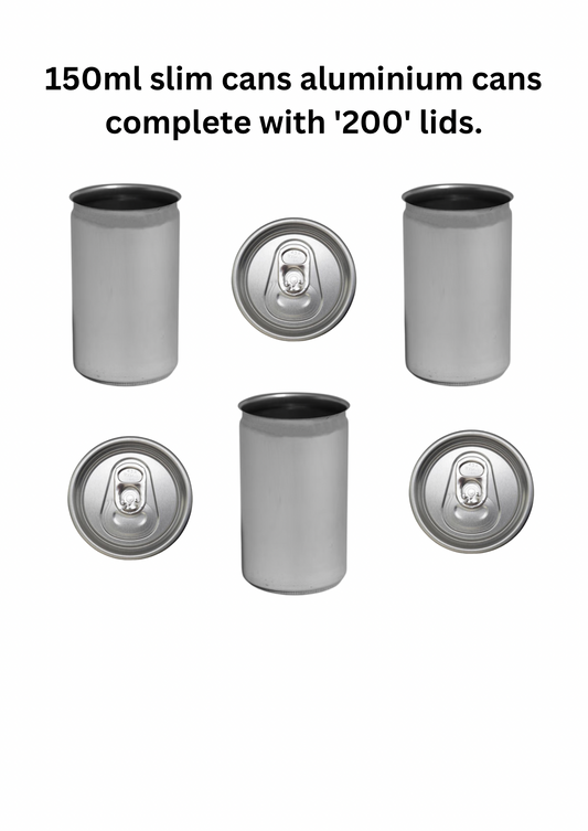 12 x 150ml Slim-Line Aluminium Beverage Cans