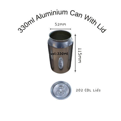 12 x 330ml Aluminium Beverage Cans.
