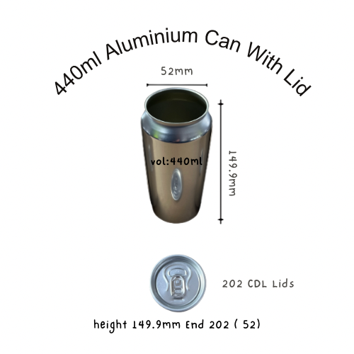 12 x 440ml Aluminium Beverage Cans
