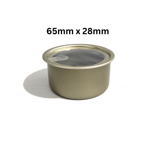 Table Top 65mm Can Sealing Machine with 500 x 65mm x 28mm Cans & child proof can lids