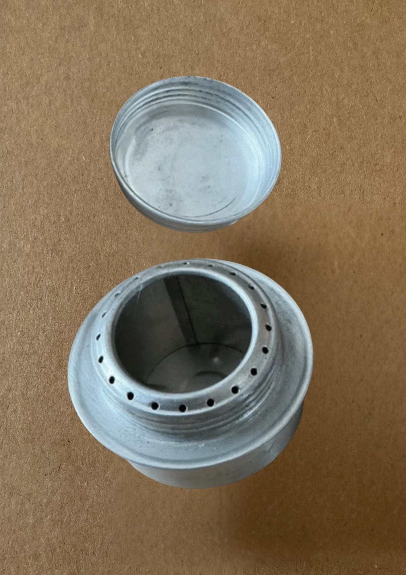 Portable Mini Backpacking Stove Alcohol Burner Stove with 80ml Bioethanol Fuel