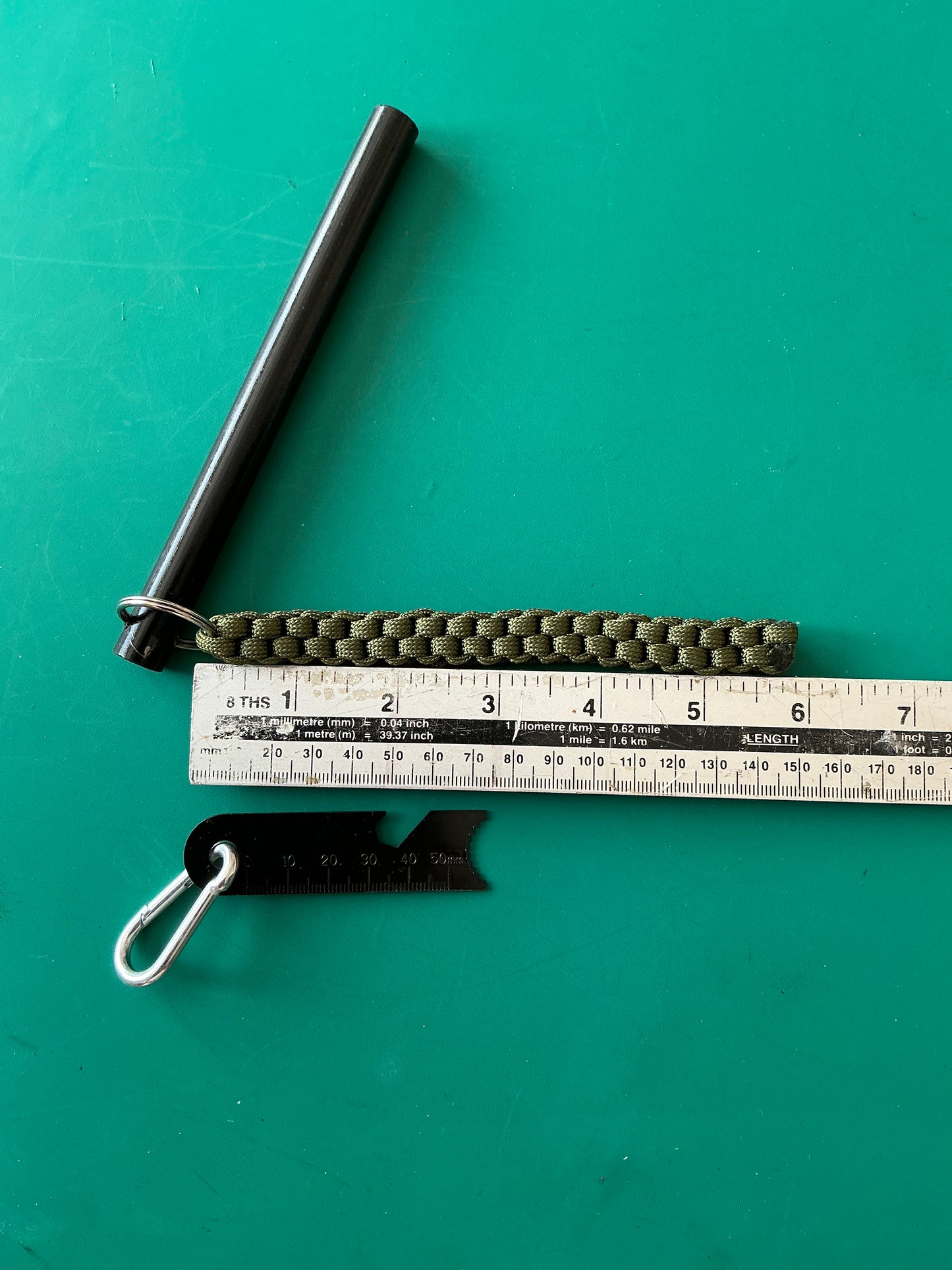 Heavy-Duty Plus 1/2 Inch Thick × 6 Inch Long Ferro Rods XL Drilled and versatile 6-in-1 scraper