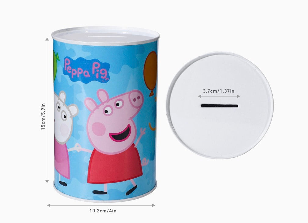 New Money Savings Tin Peppa Pig Large 99mm by 150mm