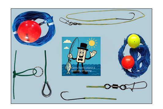 500ft Sea Fishing Long-line With 100 Clip On Hook Snoods Hook Size 5/0