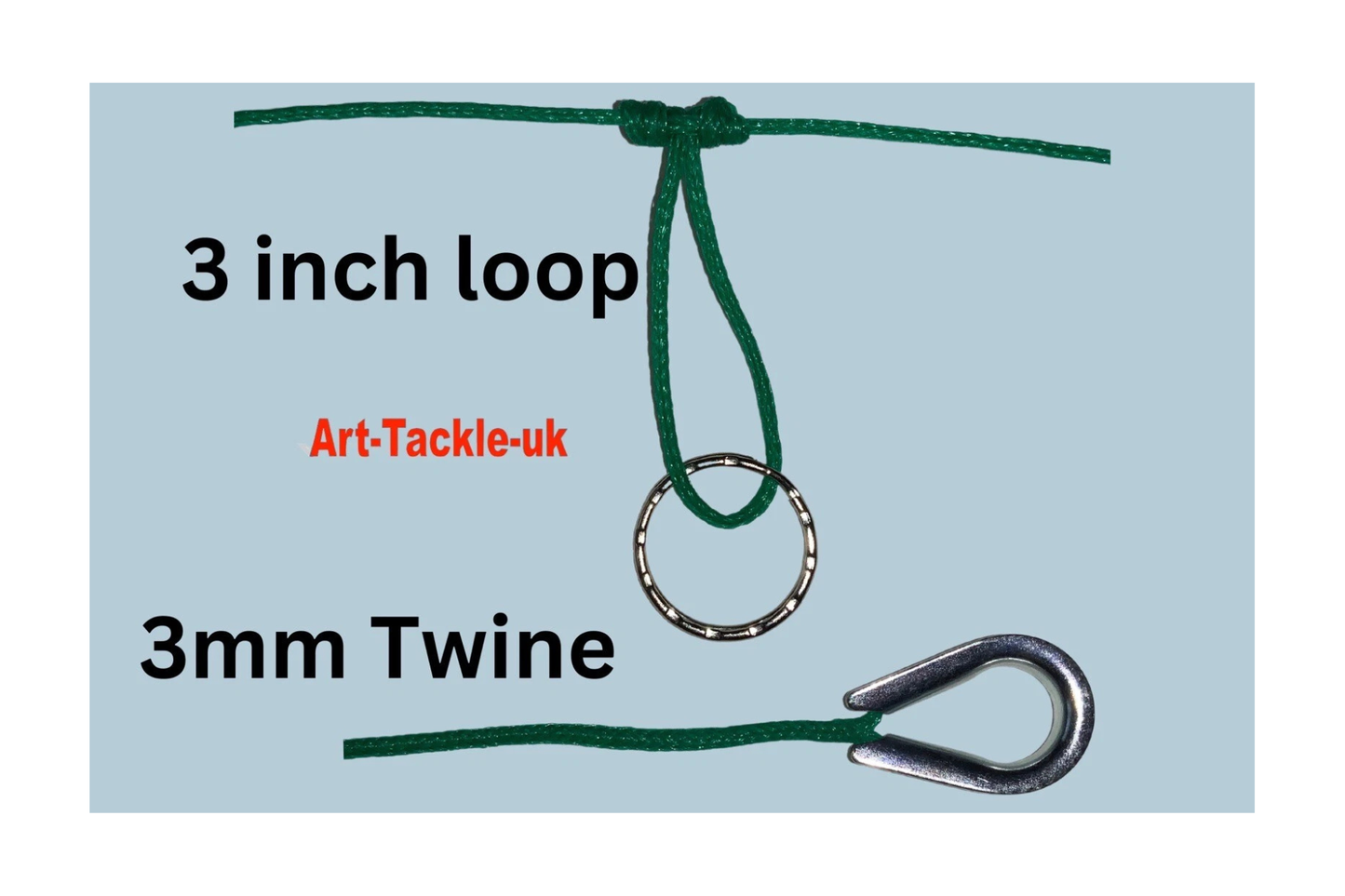130ft Sea Fishing Long-line & 20 Clip On Hook Snoods Hook  Mustad or Bait-holders