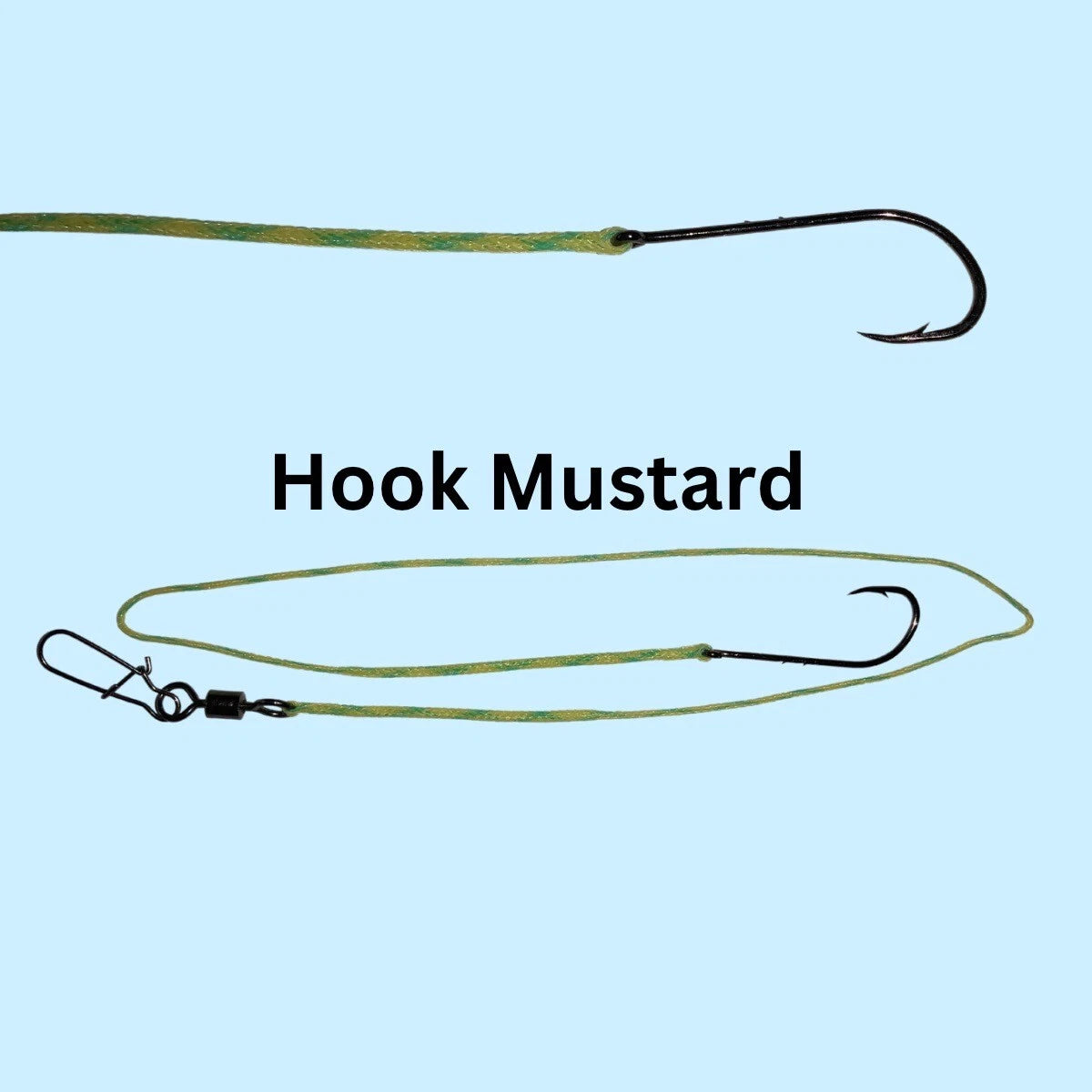 130ft Sea Fishing Long-line & 20 Clip On Hook Snoods Hook  Mustad or Bait-holders